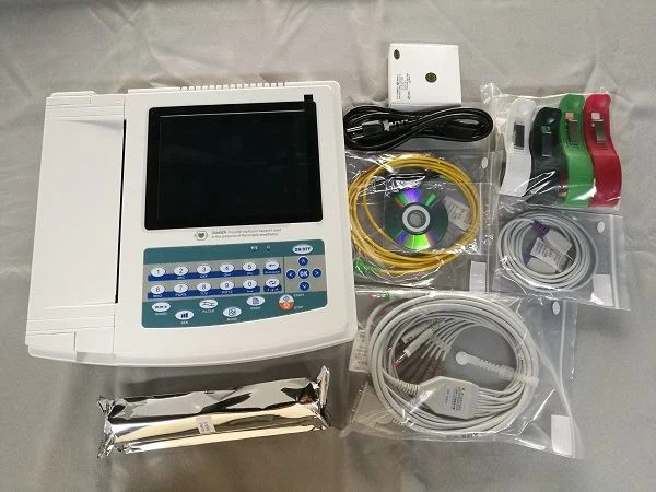Electrocardiograph attachment display