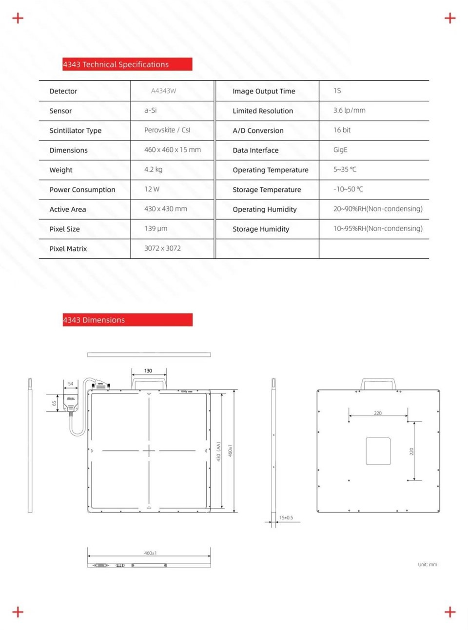 Flat Panel Detector X-ray Imaging factory
