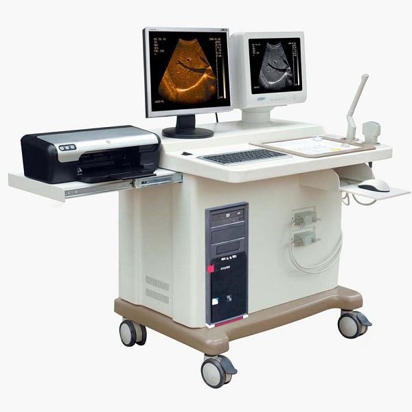 YJ-U60T B&W Trolley Ultrasound Scanner With Workstation